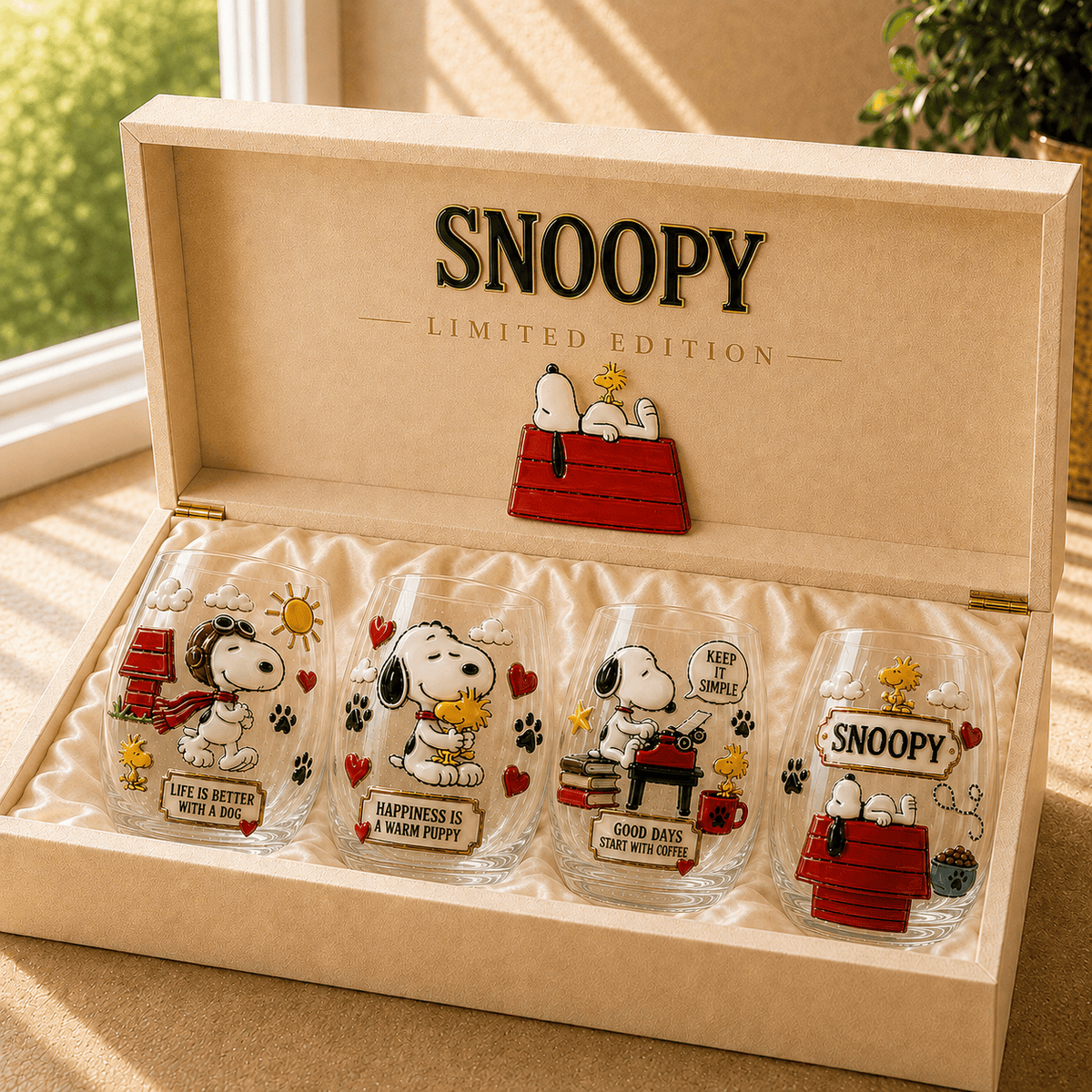 Premium SNPY Stemless Wine Glass Set TMH