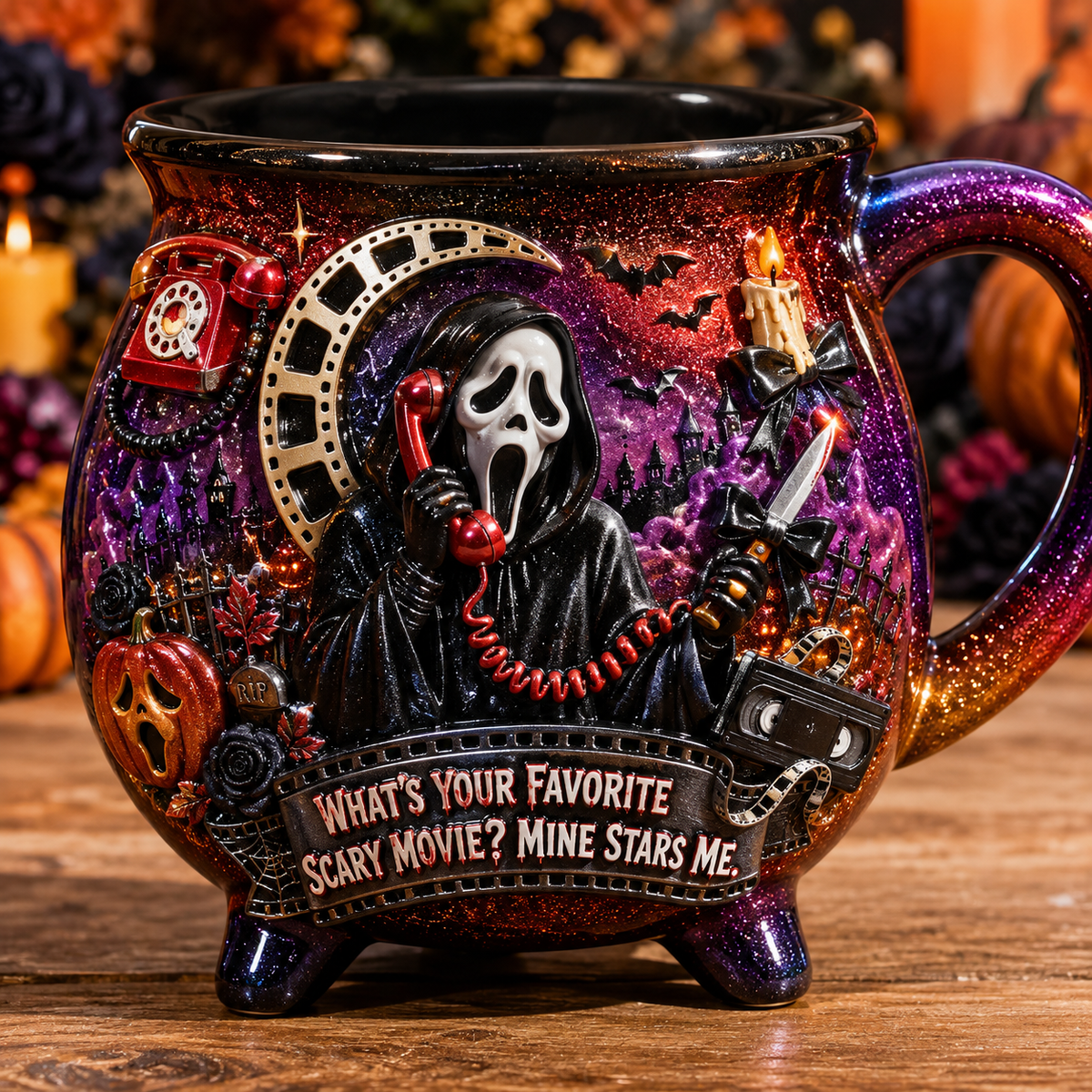 Premium SCRE Witch Cauldron Mug TTNL
